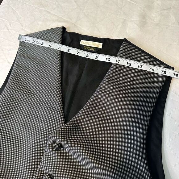 Carrot & Gibbs Mens Pure Silk Waistcoat Vest Large USA Handmade Formal Luxe - Picture 8 of 8